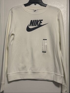 Nike Women's Sportswear Club Fleece Logo Sweatshirt Size Small